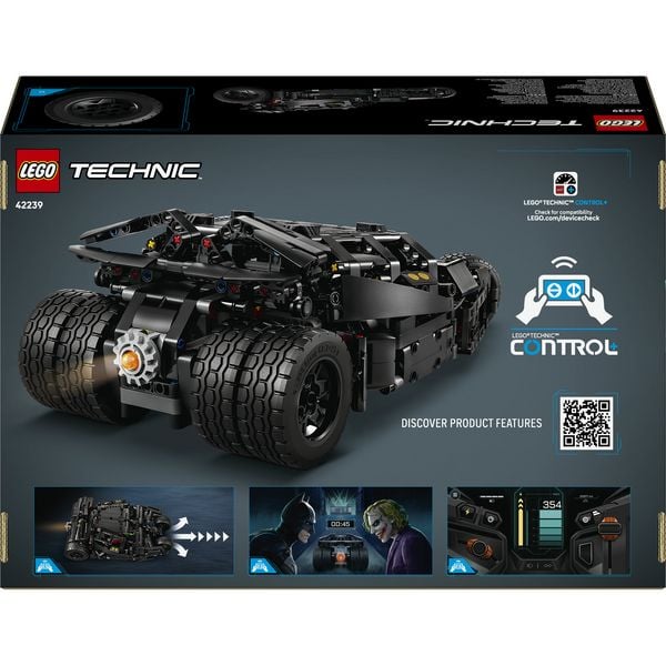 Produktbild: LEGO Technic 42239 Batmobile Tumbler, ferngesteuertes Auto f&uuml;r Fans von Batman ab 12 Jahren