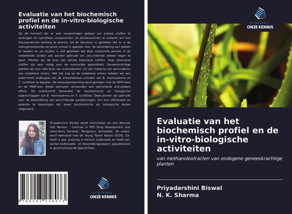 Produktbild: Evaluatie van het biochemisch profiel en de in-vitro-biologische activiteiten