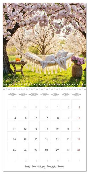 Produktbild: My quiet oasis - Inhale. Arrive. Find peace. (Wall Calendar 2026 12 &times; 12 Inch) CALVENDO 12 Month Wall Calendar