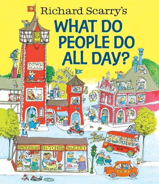 Produktbild: Richard Scarry's What Do People Do All Day?