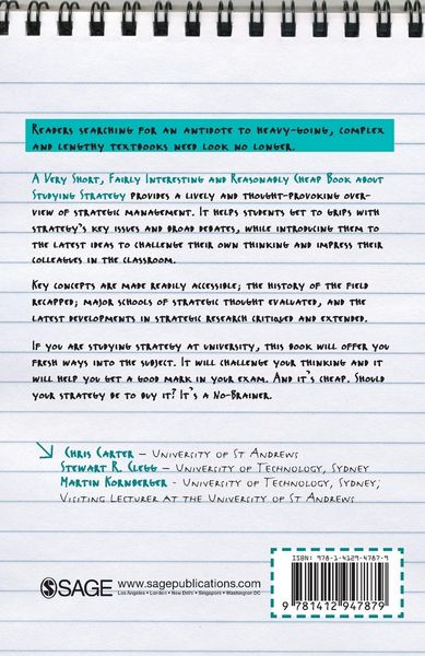 Produktbild: A Very Short, Fairly Interesting and Reasonably Cheap Book About Studying Strategy
