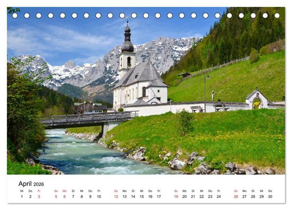 Produktbild: Im Land des K&ouml;nigssees (Tischkalender 2026 DIN A5 quer), CALVENDO Monatskalender