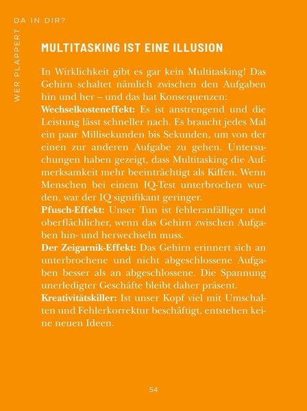 Produktbild: Die 1-Minuten-Strategie gegen Overthinking