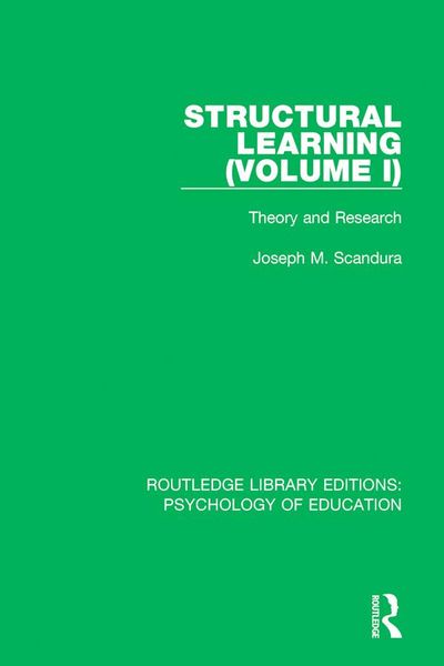 Produktbild: Structural Learning (Volume 1)