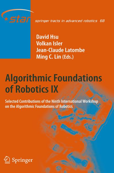 Produktbild: Algorithmic Foundations of Robotics IX