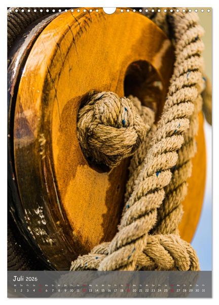 Produktbild: Maritime Details klassischer Yachten (Wandkalender 2026 DIN A3 hoch), CALVENDO Monatskalender