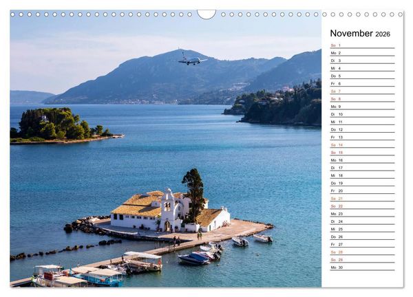 Produktbild: Griechische Inseln im Ionischen Meer (Wandkalender 2026 DIN A3 quer), CALVENDO Monatskalender