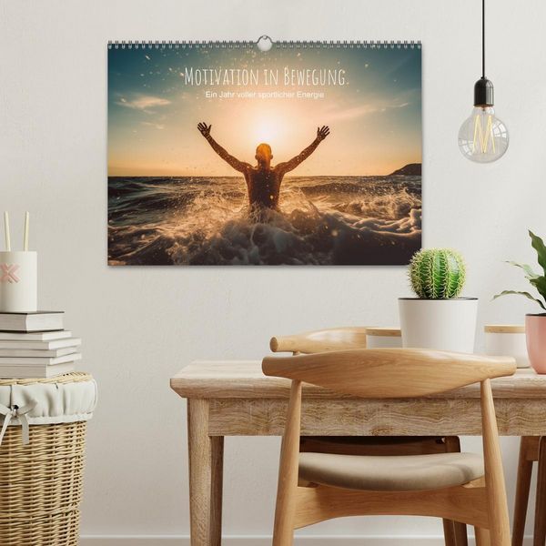 Produktbild: Motivation in Bewegung - Ein Jahr voller sportlicher Energie (Wandkalender 2026 DIN A3 quer), CALVENDO Monatskalender