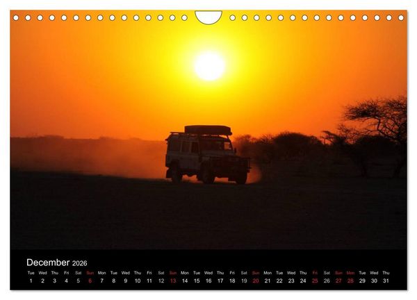 Produktbild: Off-road adventures in Africa (Wall Calendar 2026 DIN A4 landscape), CALVENDO 12 Month Wall Calendar