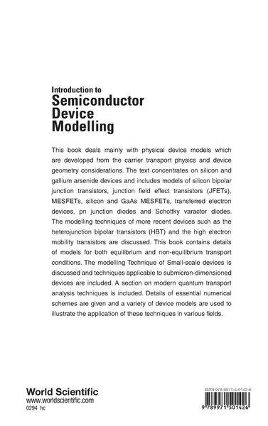 Produktbild: INTRO TO SEMICONDUCTOR DEVICES MODELLING