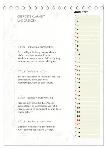 Produktbild: SEELENKOMPASS (Tischkalender 2027 DIN A5 hoch), CALVENDO Monatskalender