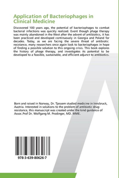 Produktbild: Application of Bacteriophages in Clinical Medicine
