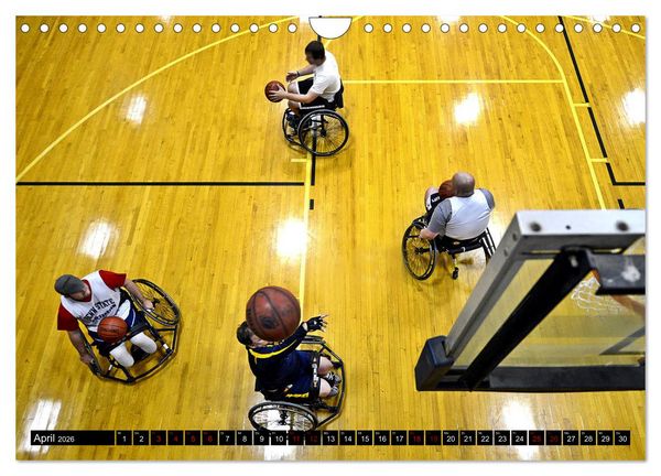 Produktbild: Basketball Action (Wandkalender 2026 DIN A4 quer), CALVENDO Monatskalender