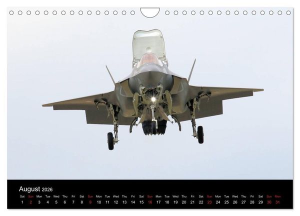 Produktbild: Lockheed Martin F35 Stealth Fighter (Wall Calendar 2026 DIN A4 landscape), CALVENDO 12 Month Wall Calendar
