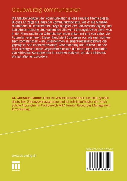 Produktbild: Glaubw&uuml;rdig kommunizieren