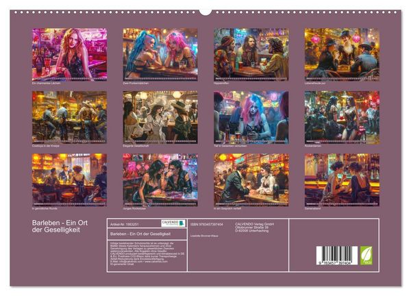 Produktbild: Barleben - Ein Ort der Geselligkeit (hochwertiger Premium Wandkalender 2026 DIN A2 quer), Kunstdruck in Hochglanz