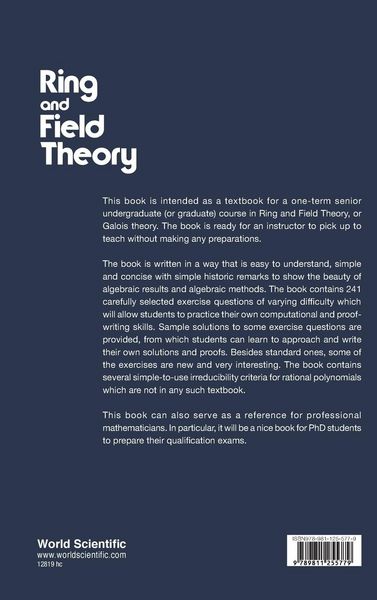 Produktbild: Ring and Field Theory