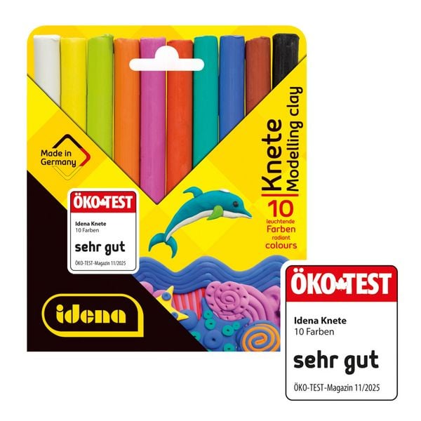 Produktbild: Idena Knete 10 Farben