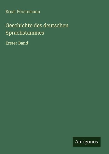 Produktbild: Geschichte des deutschen Sprachstammes
