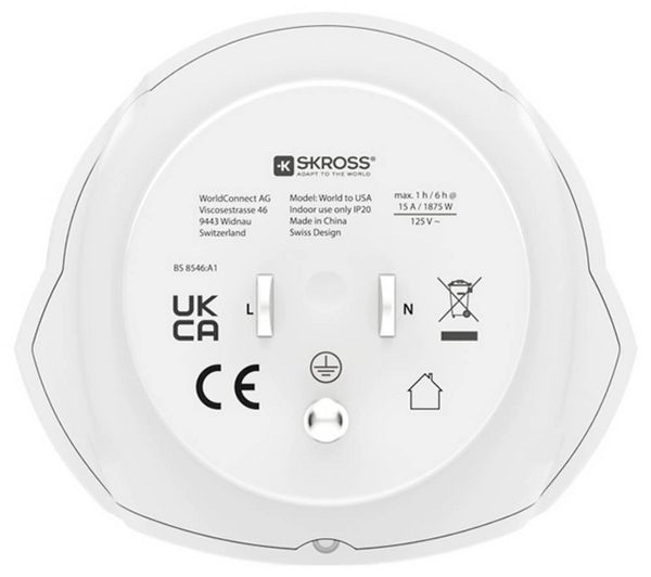 Produktbild: Skross 1.500221C-E Reiseadapter