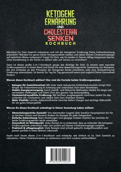 Produktbild: Ketogene Ern&auml;hrung und Cholesterin Senken Kochbuch