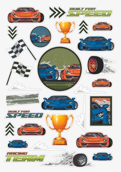Produktbild: Brunnen Ausmalbuch Fast Wheels