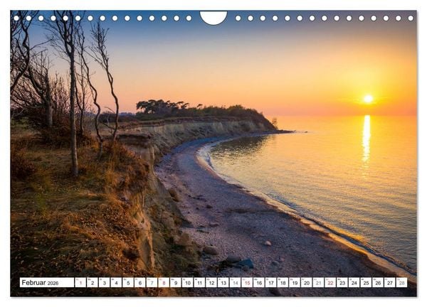 Produktbild: Insel R&uuml;gen - Meine wilde Ostsee-Romanze (Wandkalender 2026 DIN A4 quer), CALVENDO Monatskalender