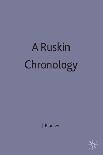 Produktbild: A Ruskin Chronology