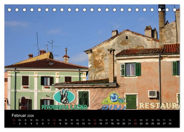 Produktbild: Istrien (Tischkalender 2026 DIN A5 quer), CALVENDO Monatskalender