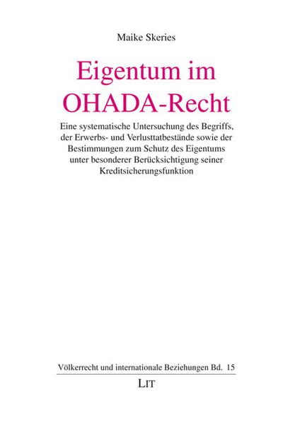 Produktbild: Skeries, M: Eigentum im OHADA-Recht