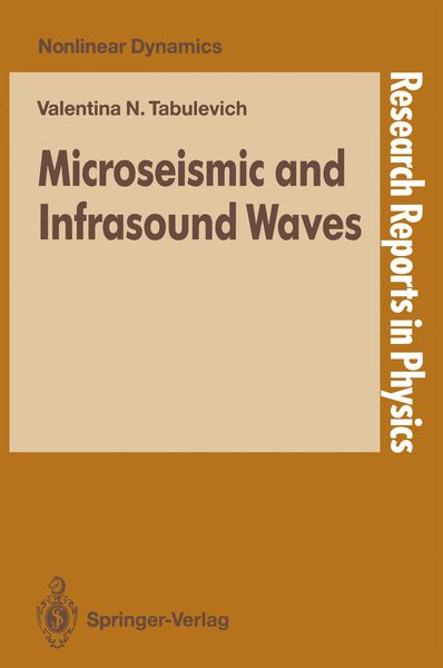 Produktbild: Microseismic and Infrasound Waves