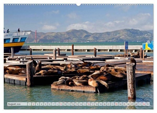 Produktbild: Kalifornien - USA - San Francisco (Wandkalender 2026 DIN A2 quer), CALVENDO Monatskalender