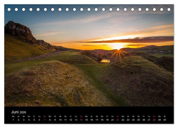 Produktbild: Schottland - Die wundervolle Isle of Skye (Tischkalender 2026 DIN A5 quer), CALVENDO Monatskalender