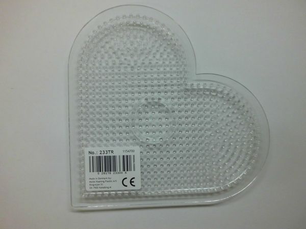 Produktbild: HAMA Stiftplatte gro&szlig;es Herz, transparent