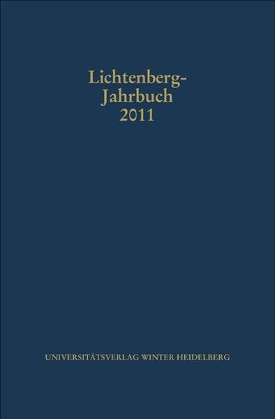 Produktbild: Lichtenberg-Jahrbuch 2011