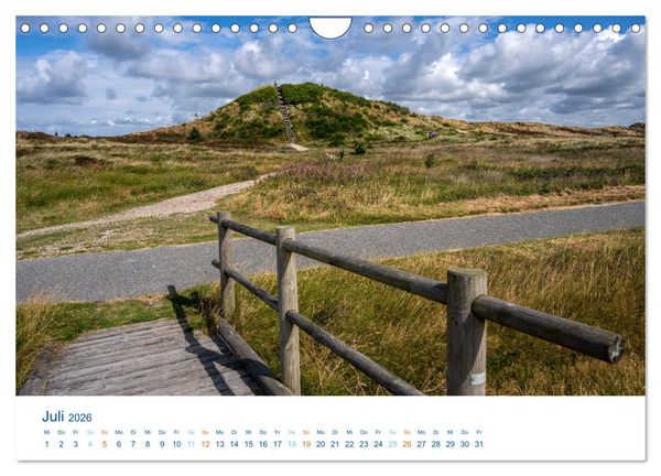 Produktbild: D&auml;nemarks Nordseek&uuml;ste - S&uuml;dj&uuml;tland (Wandkalender 2026 DIN A4 quer), CALVENDO Monatskalender