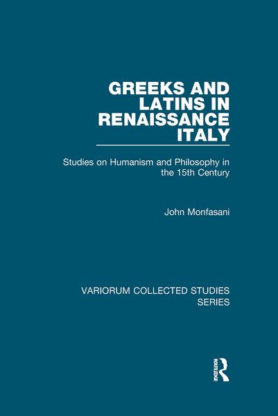 Produktbild: Greeks and Latins in Renaissance Italy
