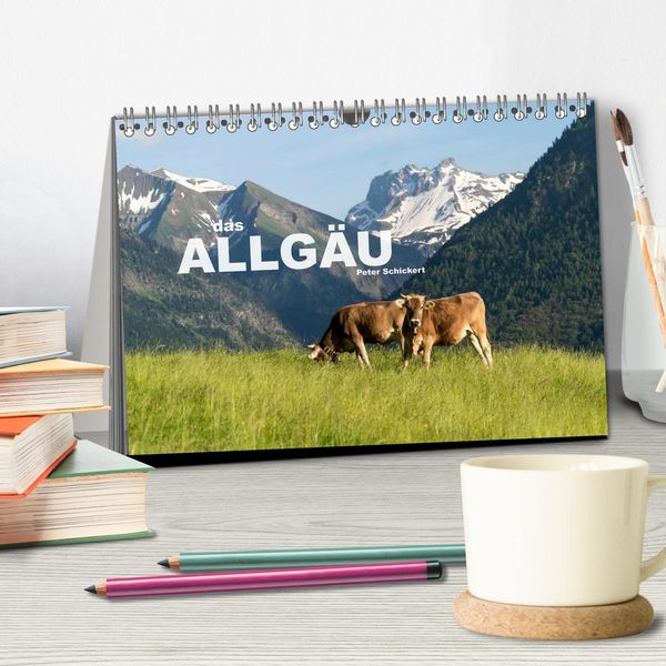 Produktbild: das Allg&auml;u (Tischkalender 2026 DIN A5 quer), CALVENDO Monatskalender