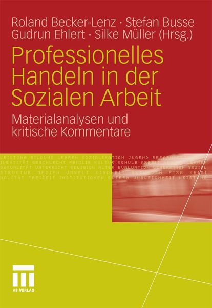 Produktbild: Professionelles Handeln in der Sozialen Arbeit