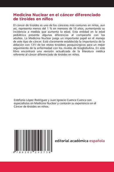 Produktbild: Medicina Nuclear en el c&aacute;ncer diferenciado de tiroides en ni&ntilde;os