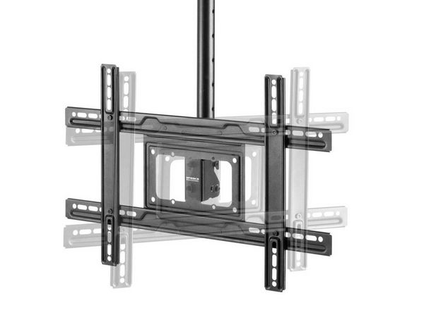 Produktbild: SpeaKa Professional SP-TVCM-540 TV-Deckenhalterung 94,0 cm (37") - 203,2 cm (80") Neigbar, Schwenkbar, H&ouml;henverstellbar