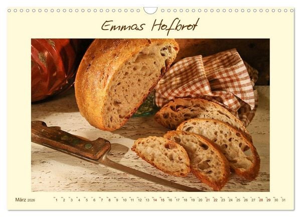 Produktbild: Mein liebstes Brot (Wandkalender 2026 DIN A3 quer), CALVENDO Monatskalender