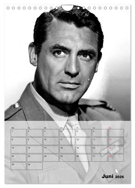 Produktbild: Filmstars - Legenden der goldenen Filmjahre (Wandkalender 2026 DIN A4 hoch), CALVENDO Monatskalender