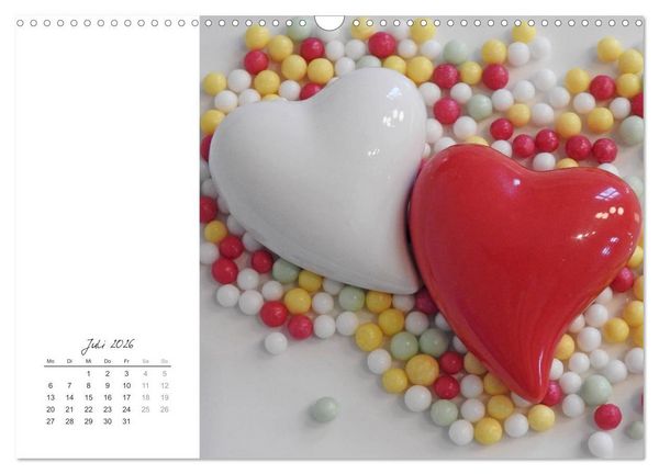 Produktbild: Ein Kalender voll Liebe (Wandkalender 2026 DIN A3 quer), CALVENDO Monatskalender