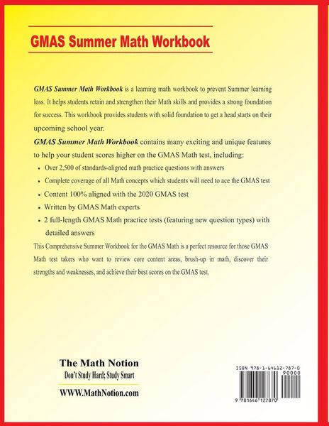 Produktbild: Georgia Milestones Assessment System 8 Summer Math Workbook