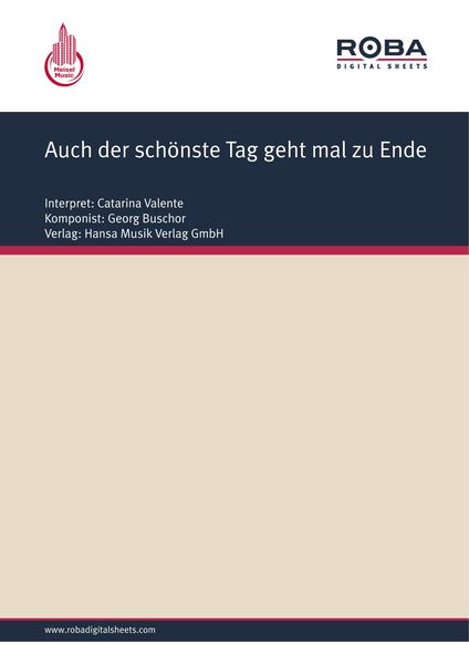 Produktbild: Auch der sch&ouml;nste Tag geht mal zu Ende