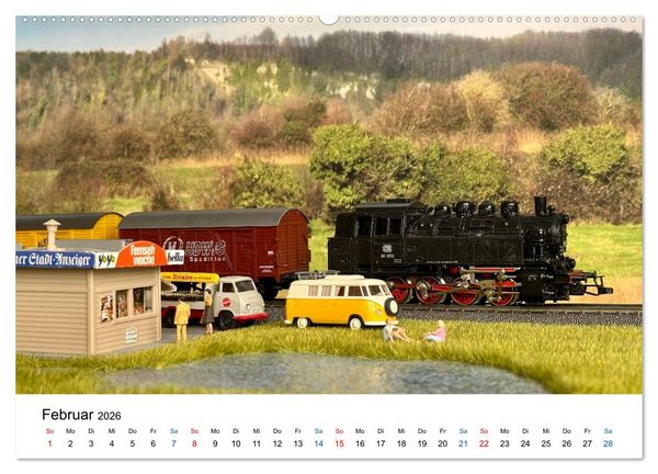 Produktbild: Klassische Loks aus G&ouml;ppingen (hochwertiger Premium Wandkalender 2026 DIN A2 quer), Kunstdruck in Hochglanz