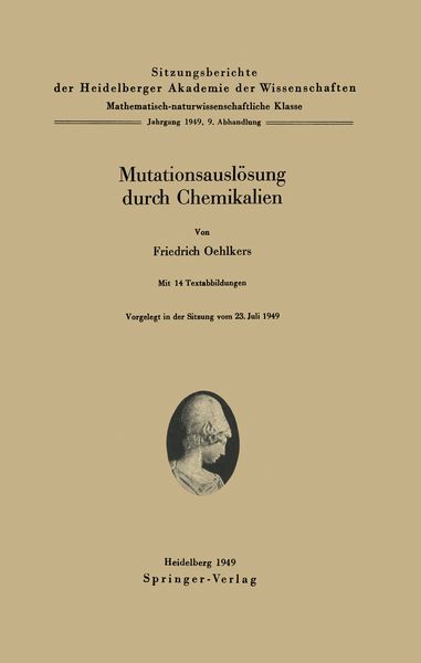 Produktbild: Mutationsausl&ouml;sung durch Chemikalien
