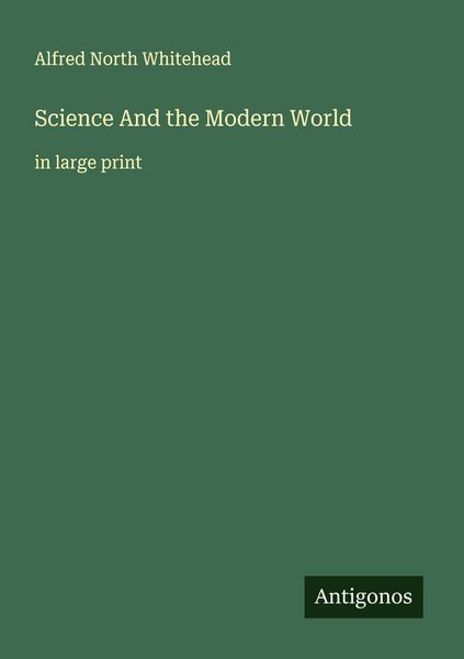 Produktbild: Science And the Modern World