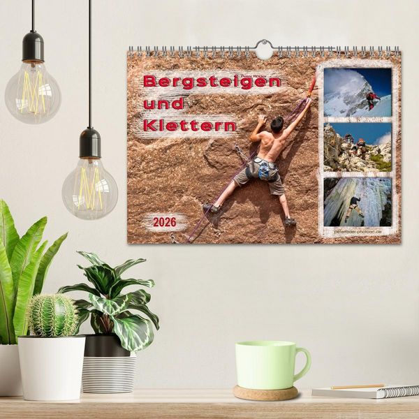Produktbild: Bergsteigen und Klettern (Wandkalender 2026 DIN A4 quer), CALVENDO Monatskalender